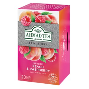 AHMAD TEA Плодов чай праскова и малина 20 бр.